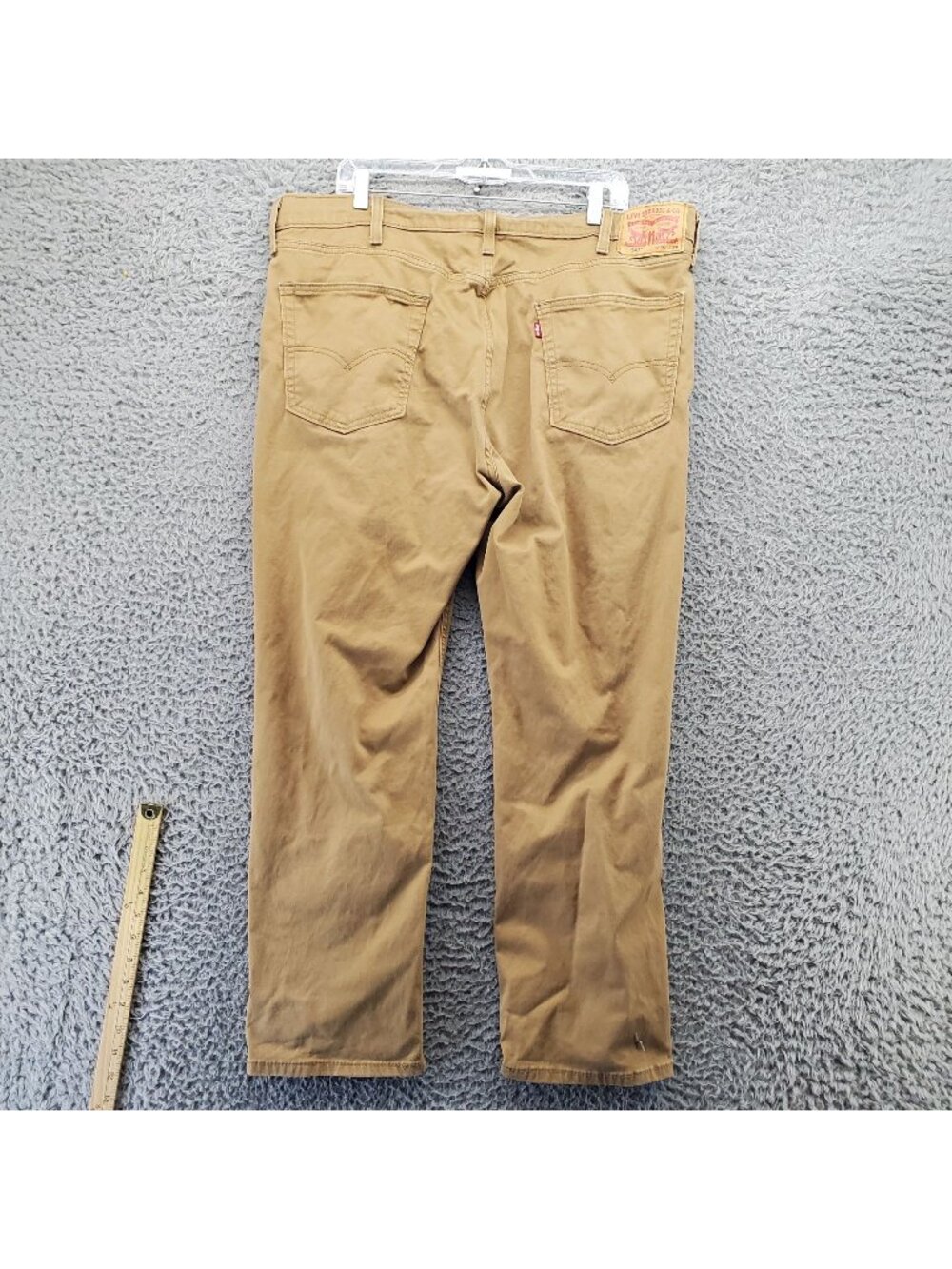 Levis Jeans Mens 40x30 Tan 541 Athletic Fit Stretch Denim